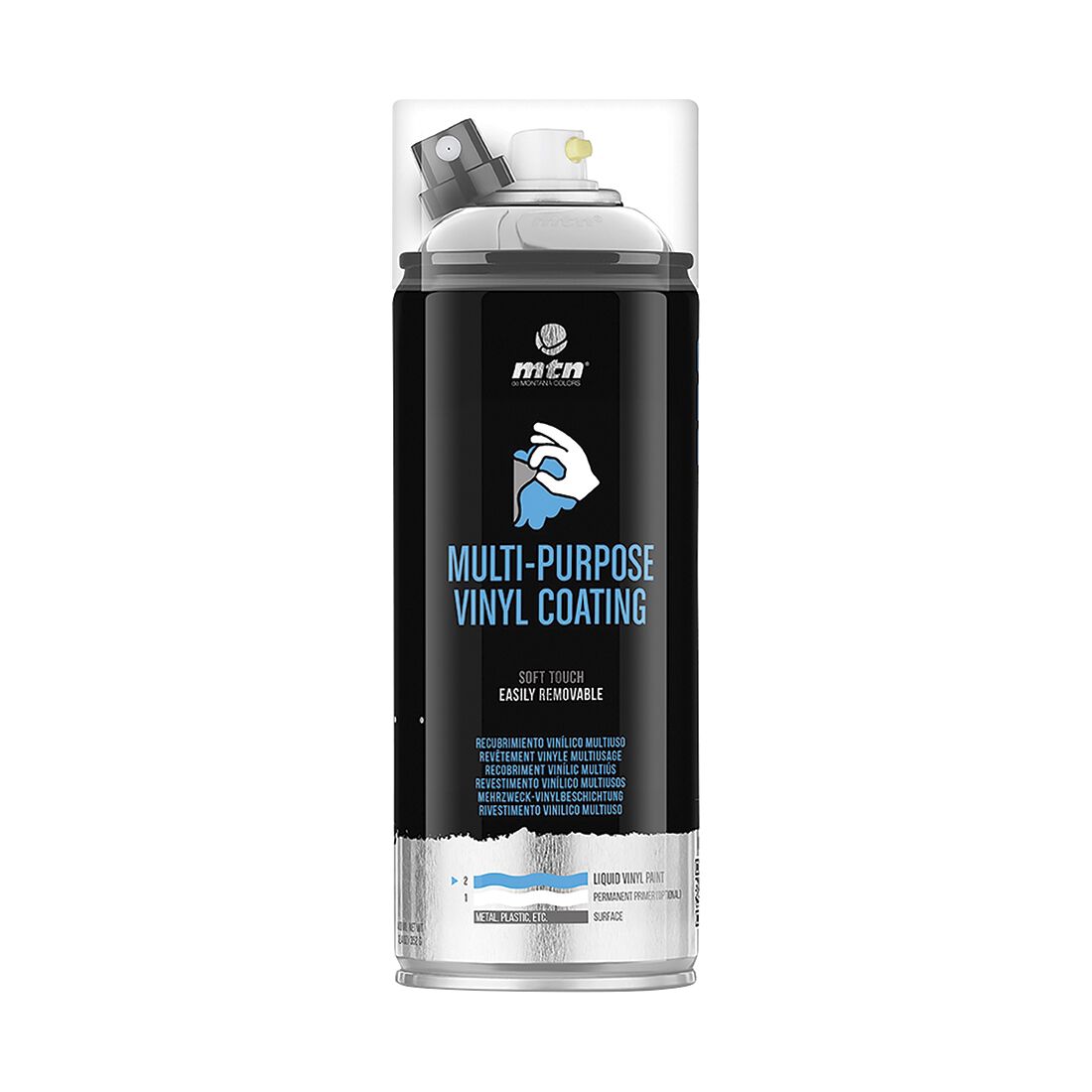 MTN Pro Removable Peel Coating - Grey 400mL, , scaau_hi-res
