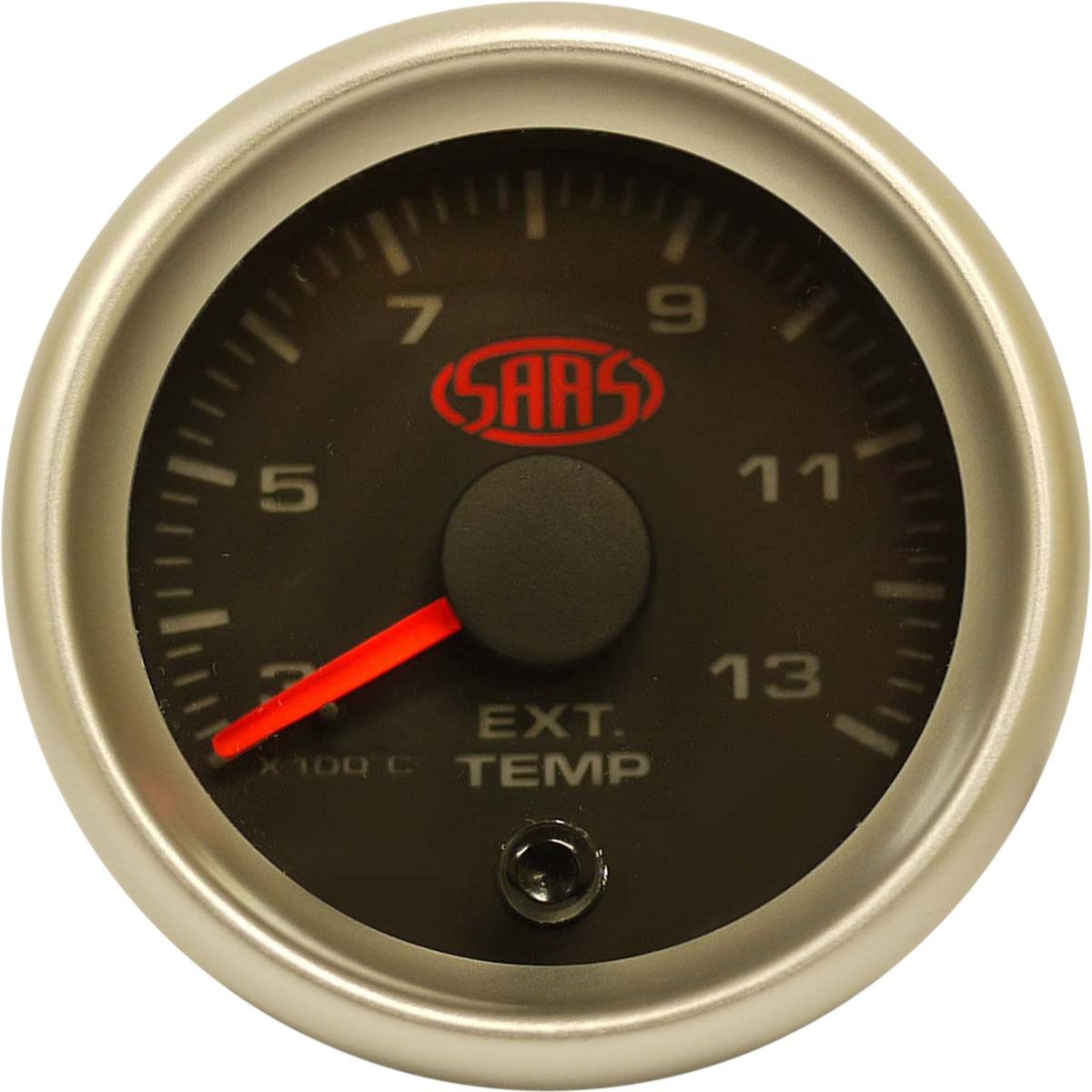 SAAS Gauge Black Face, 52mm, Exhaust Temp, , scaau_hi-res