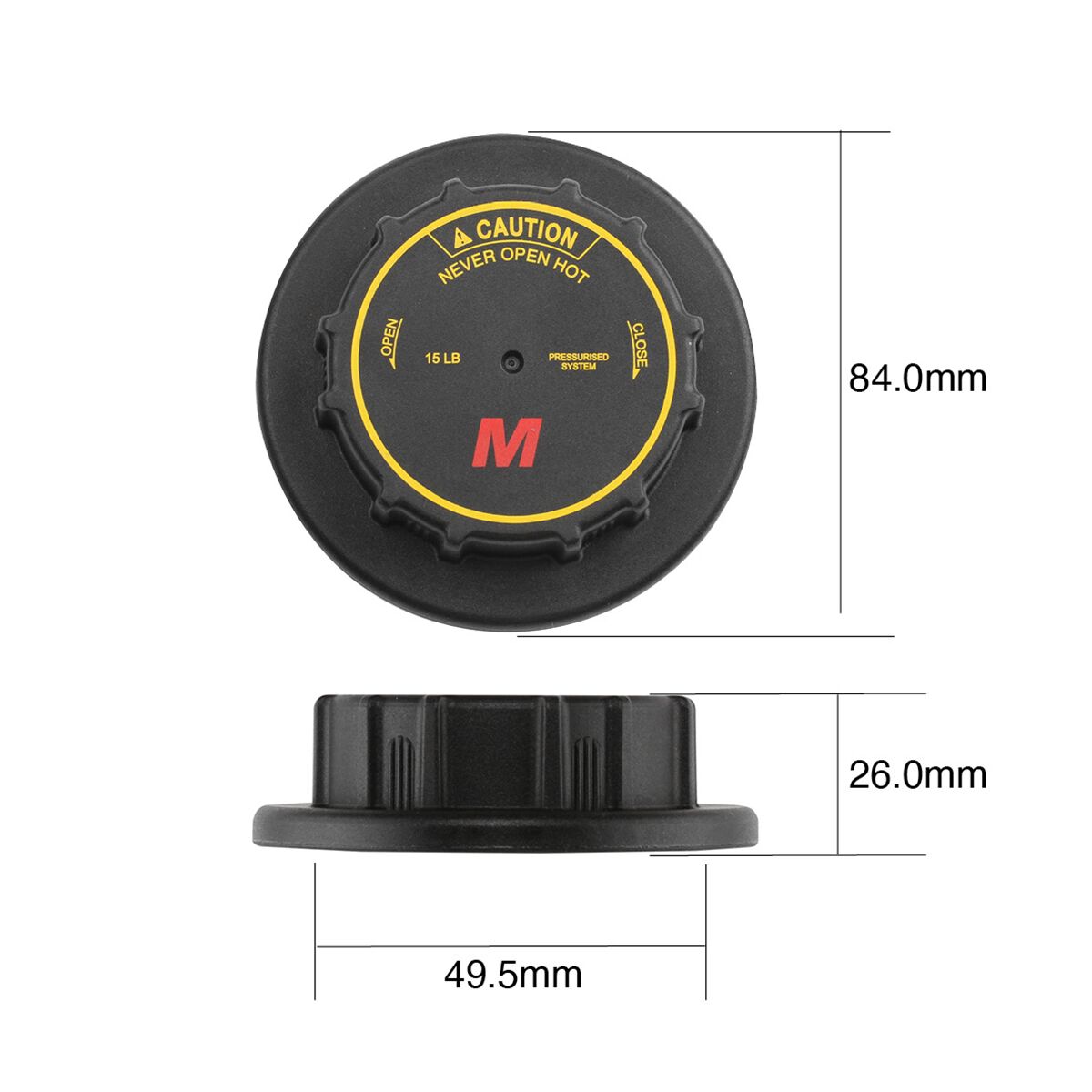 Tridon Radiator Cap CM15100, , scaau_hi-res