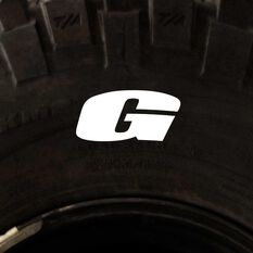 Tire Stickers - Letter G, , scaau_hi-res