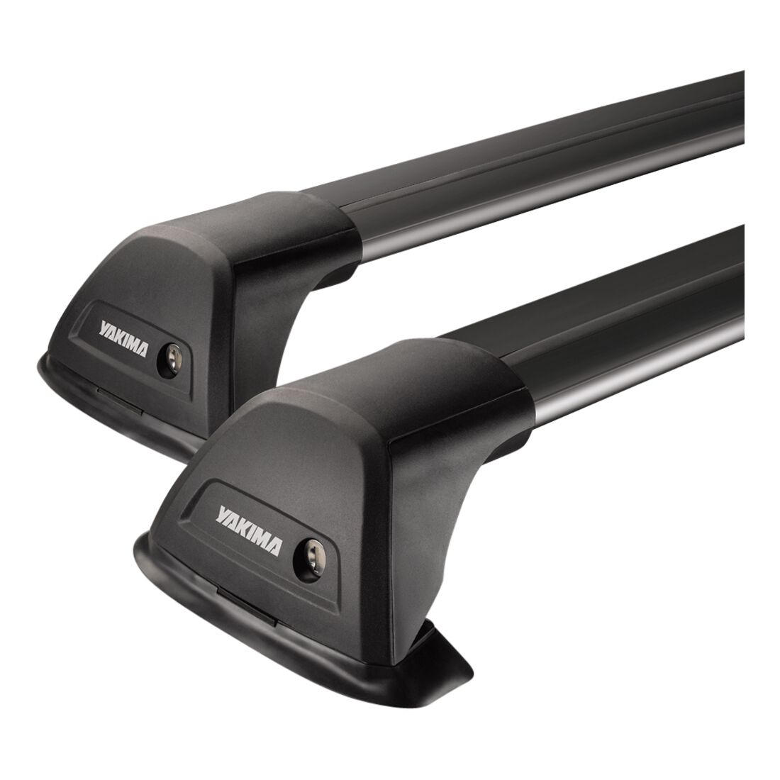 Yakima Aero Flush Bar 95 & 100cm Black Roof Rack Pair - S25YB, , scaau_hi-res