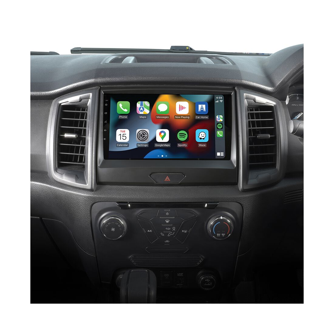 Aerpro 9" Multimedia Receiver to suit Ford Ranger Everest (2015-2018) - AMAFO3, , scaau_hi-res