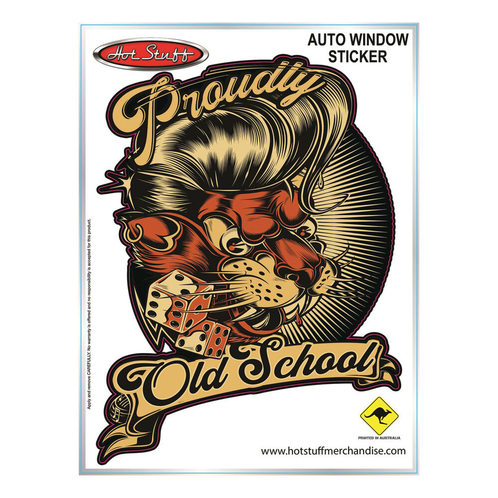 Hot Stuff Sticker Old School Supercheap Auto