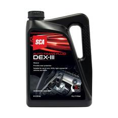 SCA ATF DEX-III Automatic Transmission Fluid 4 Litre, , scaau_hi-res