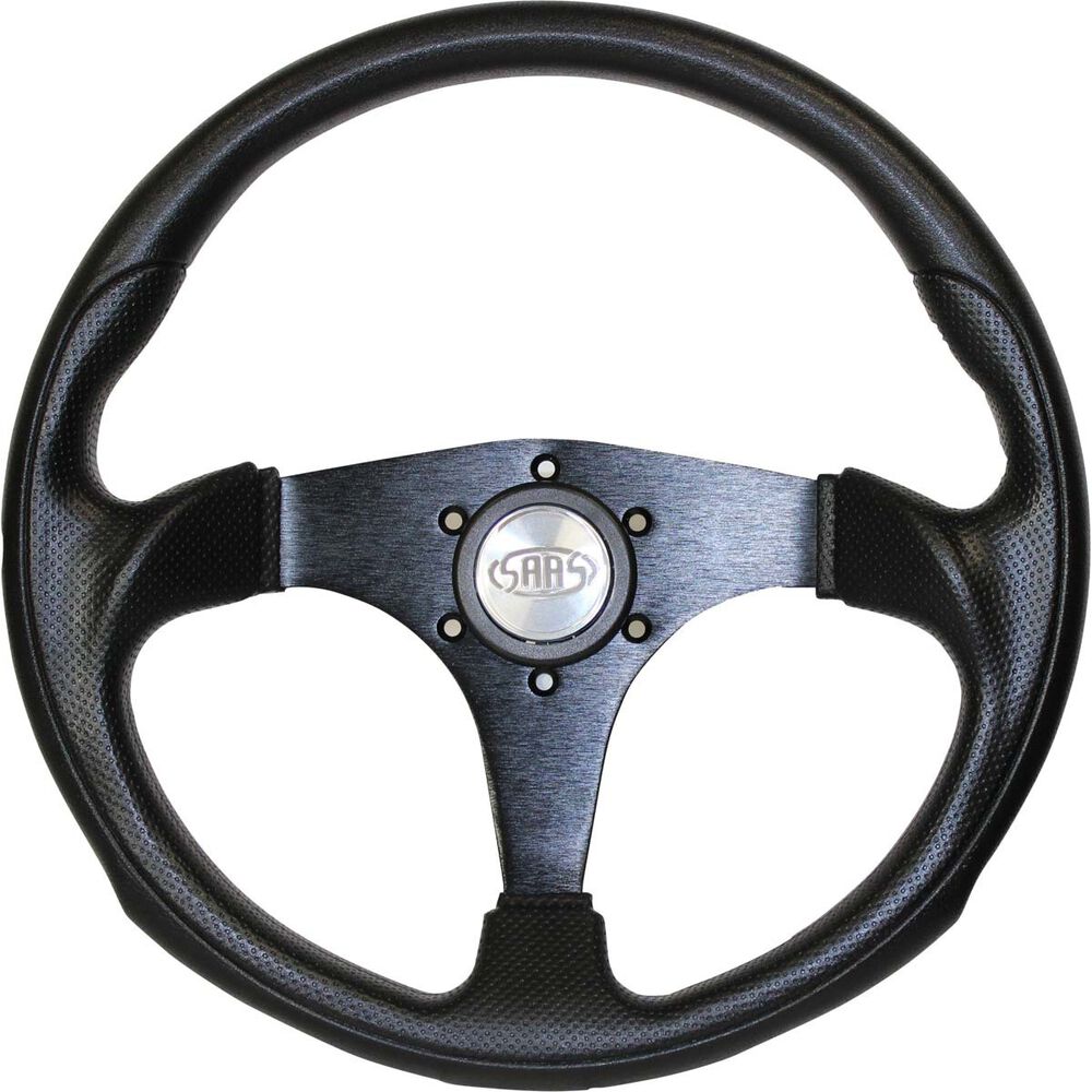 Steering Wheel Black 350mm Poly Octane Supercheap Auto