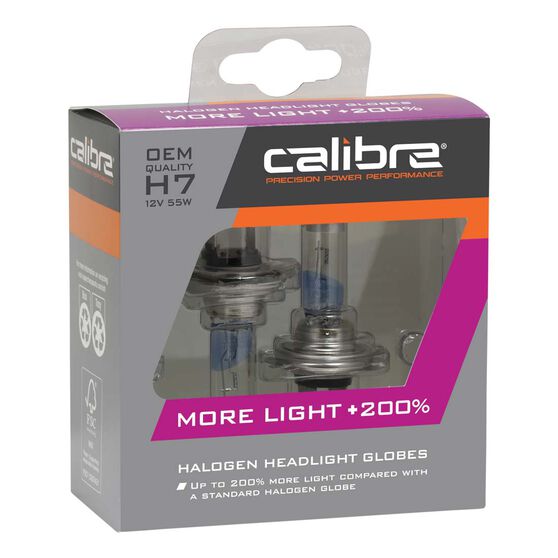 Calibre Plus 200 Headlight Globes - H7, 12V 55W, CA200H7, , scaau_hi-res