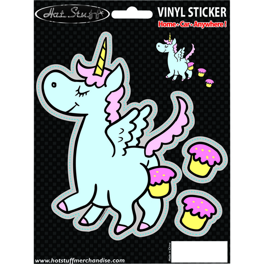 Hot Stuff Sticker Unicorn Fart Vinyl Supercheap Auto