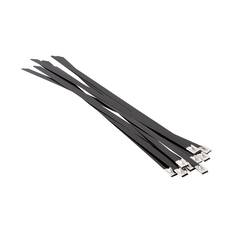 Tridon 316 Stainless Steel Cable Ties - Black Epoxy Coated, 300mm x 8mm, 10 Pack - CT316-308HD, , scaau_hi-res