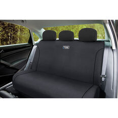 Ridge Ryder Canvas Seat Cover Charcoal/Black Piping Adjustable Headrests Rear Seat 06H, , scaau_hi-res