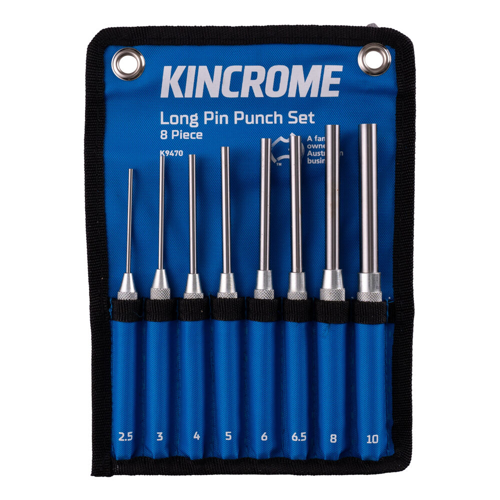 Kincrome 8 Piece Long Pin Punch Set Supercheap Auto