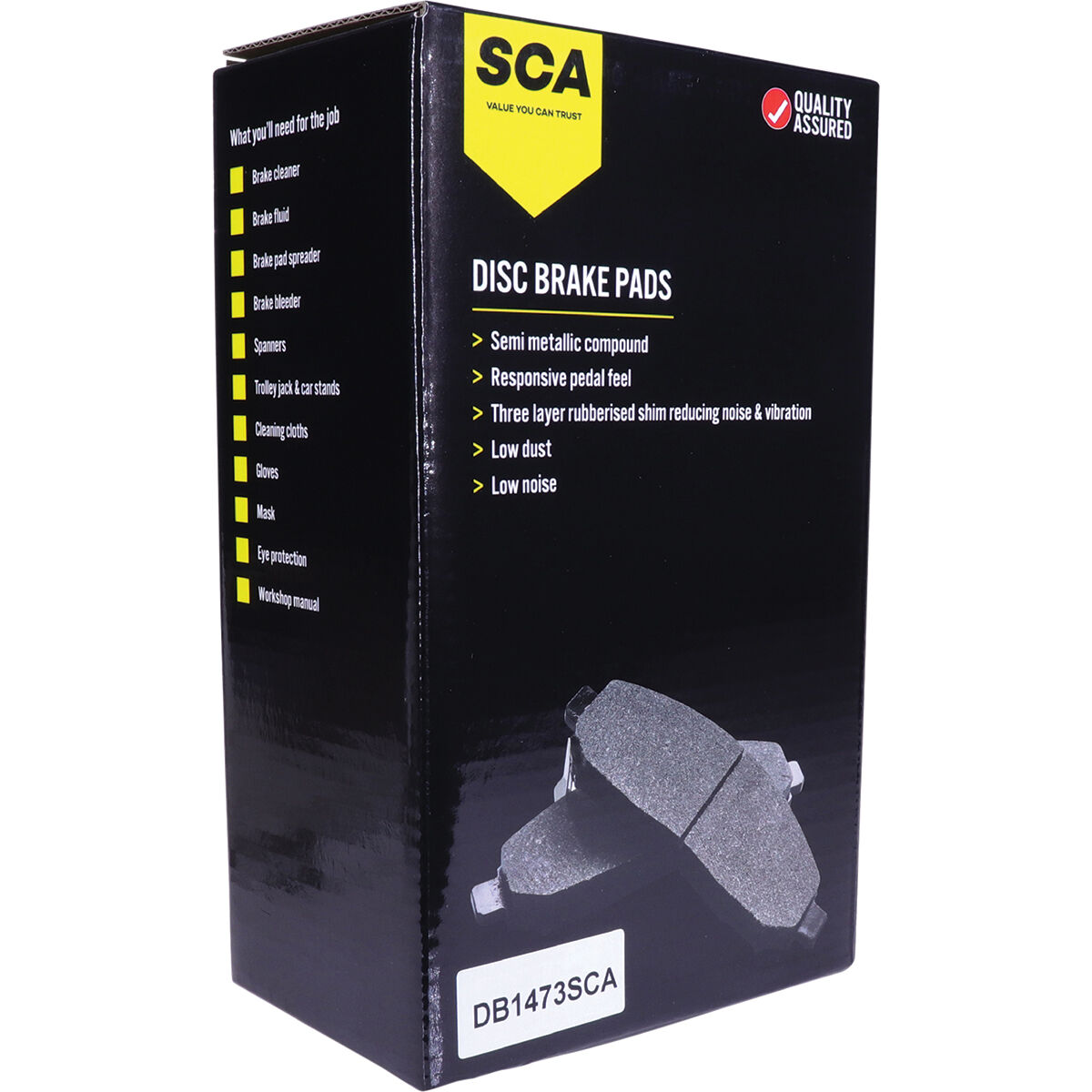 SCA Disc Brake Pads DB1473SCA, , scaau_hi-res