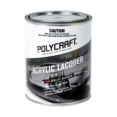 Polycraft Acrylic Gloss White 1 Litre, , scaau_hi-res