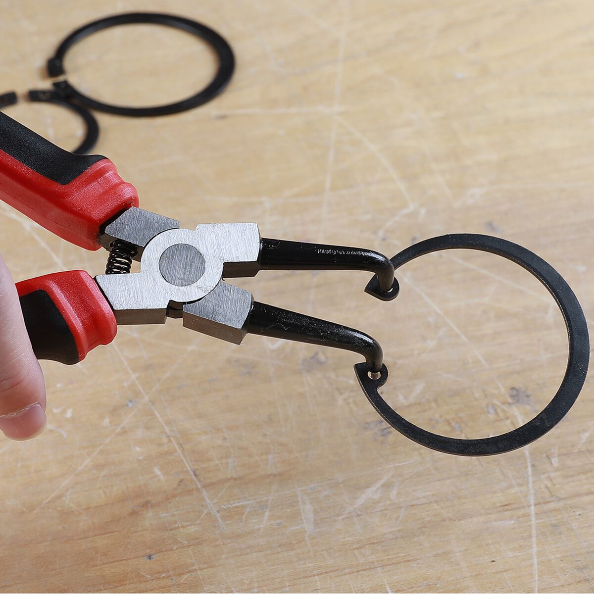 ToolPRO Circlip Pliers External Bent 170mm, , scaau_hi-res