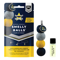 Smelly Balls Air Freshener Set North Queensland Cowboys Coconut Lime 5ml, , scaau_hi-res