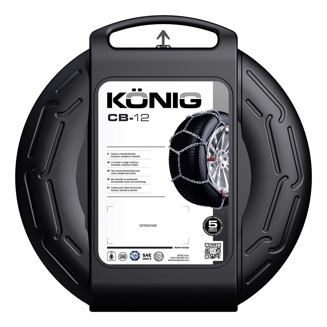 Konig Snow Chains CB12 - 104, , scaau_hi-res