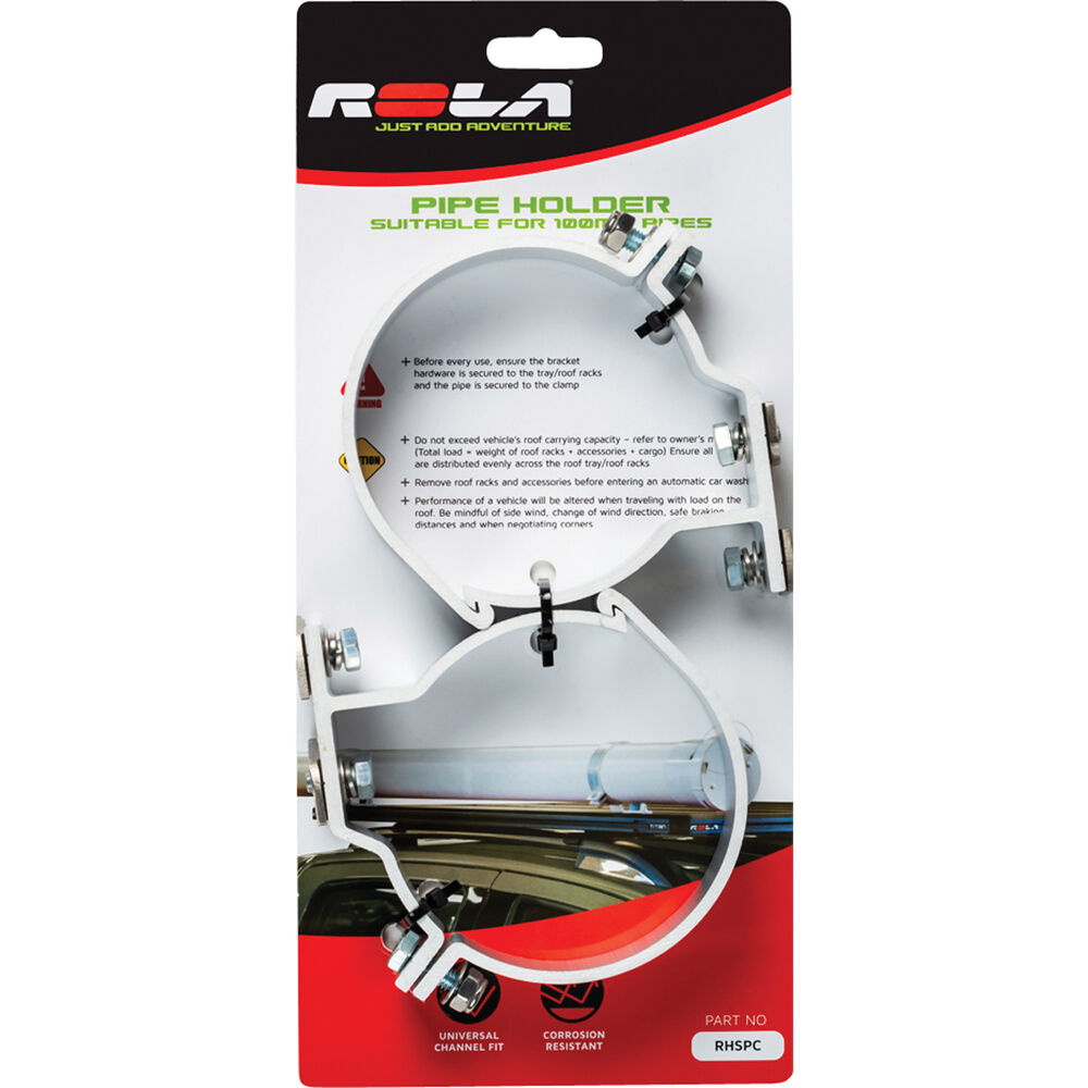 Rola Roof Rack Conduit Holder Pair 100mm Supercheap Auto