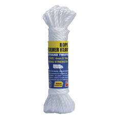 Gripwell Heavy Duty Twisted Silver Rope 4mm x 10m, , scaau_hi-res
