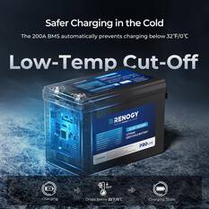 Renogy Lithium Deep Cycle Battery 12.8V 300Ah LiFePO4, , scaau_hi-res