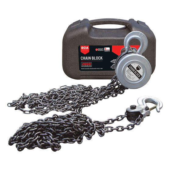 SCA Block and Tackle 3m Chain 2000kg, , scaau_hi-res