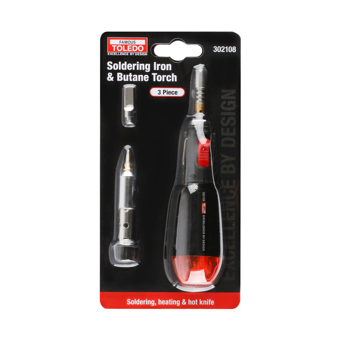 Toldeo Soldering Iron & Butane Torch 3pc, , scaau_hi-res