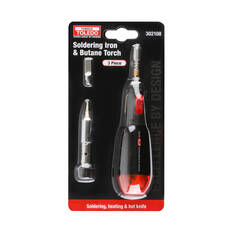 Toldeo Soldering Iron & Butane Torch 3pc, , scaau_hi-res