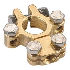 Projecta Battery Terminal Forged Brass Saddle With Dual Auxiliary Negative BT620-N1, , scaau_hi-res