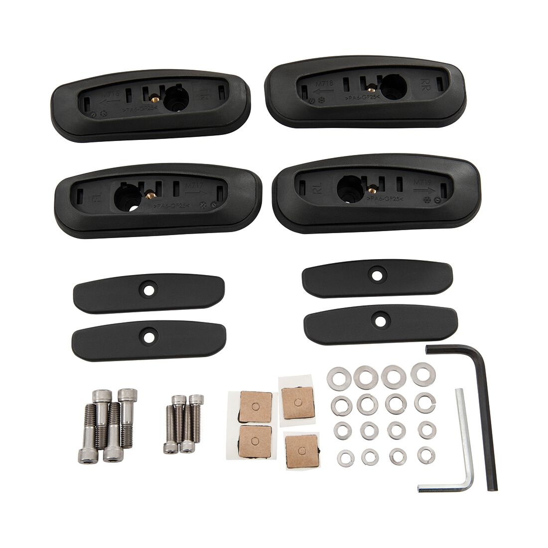 Rhino-Rack Base Kit to suit Kluger 5DR XU50 3/14 4Pcs - RCP31-BK, , scaau_hi-res
