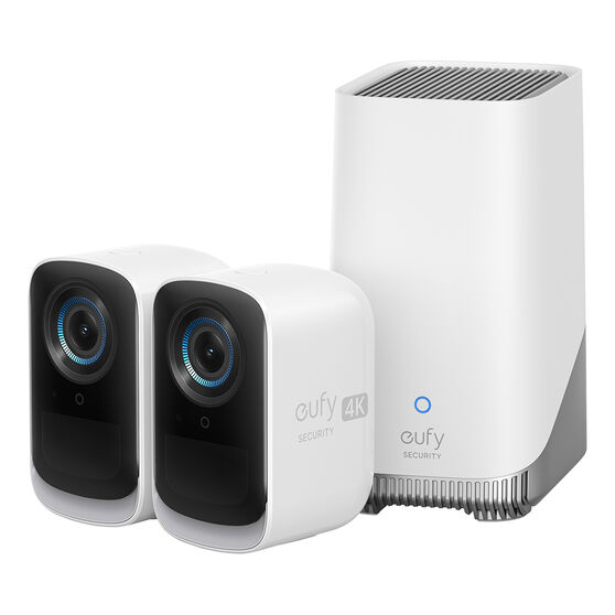 Eufy Wireless 4K Security Camera Kit 2 Pack 3C, , scaau_hi-res