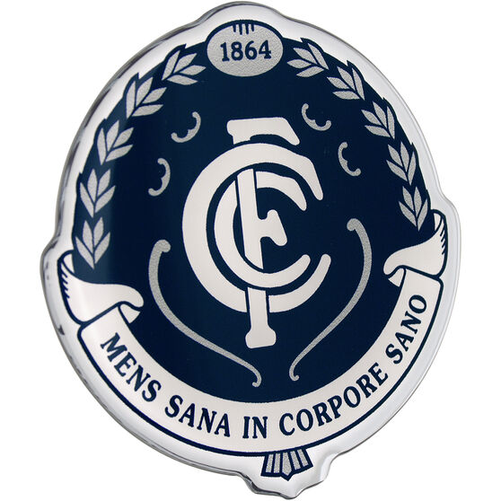 Carlton Afl Supporter Logo Lensed Chrome Finish Supercheap Auto