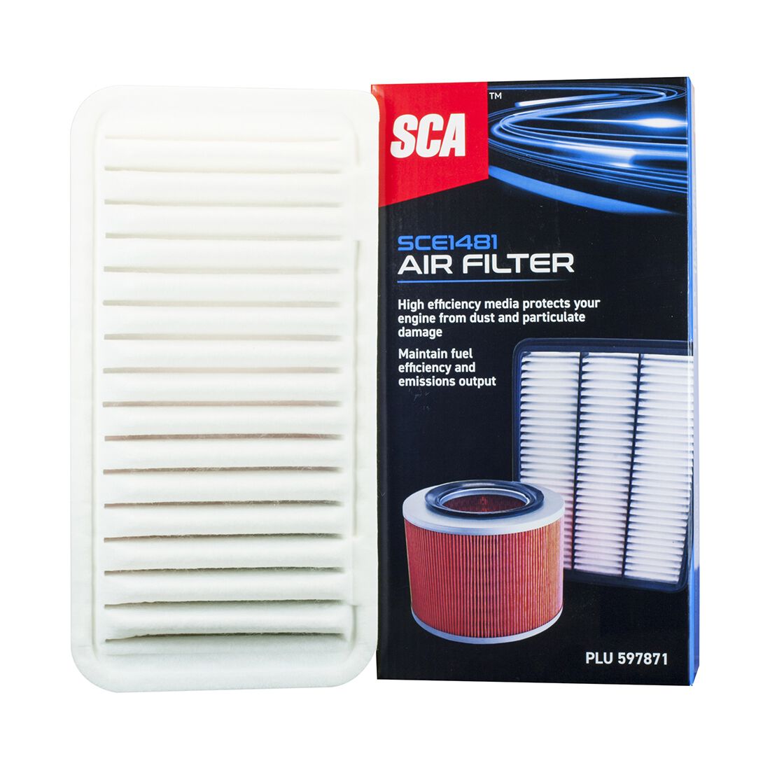 SCA Air Filter SCE1481 (Interchangeable with A1481), , scaau_hi-res