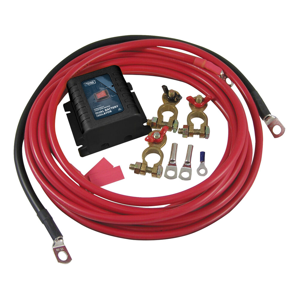 Ridge Ryder 12V 140 Amp Dual Battery Kit With Override Switch
