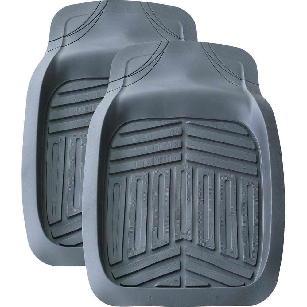 Ridge Ryder Deep Dish Car Floor Mats Grey Front Pair Supercheap Auto