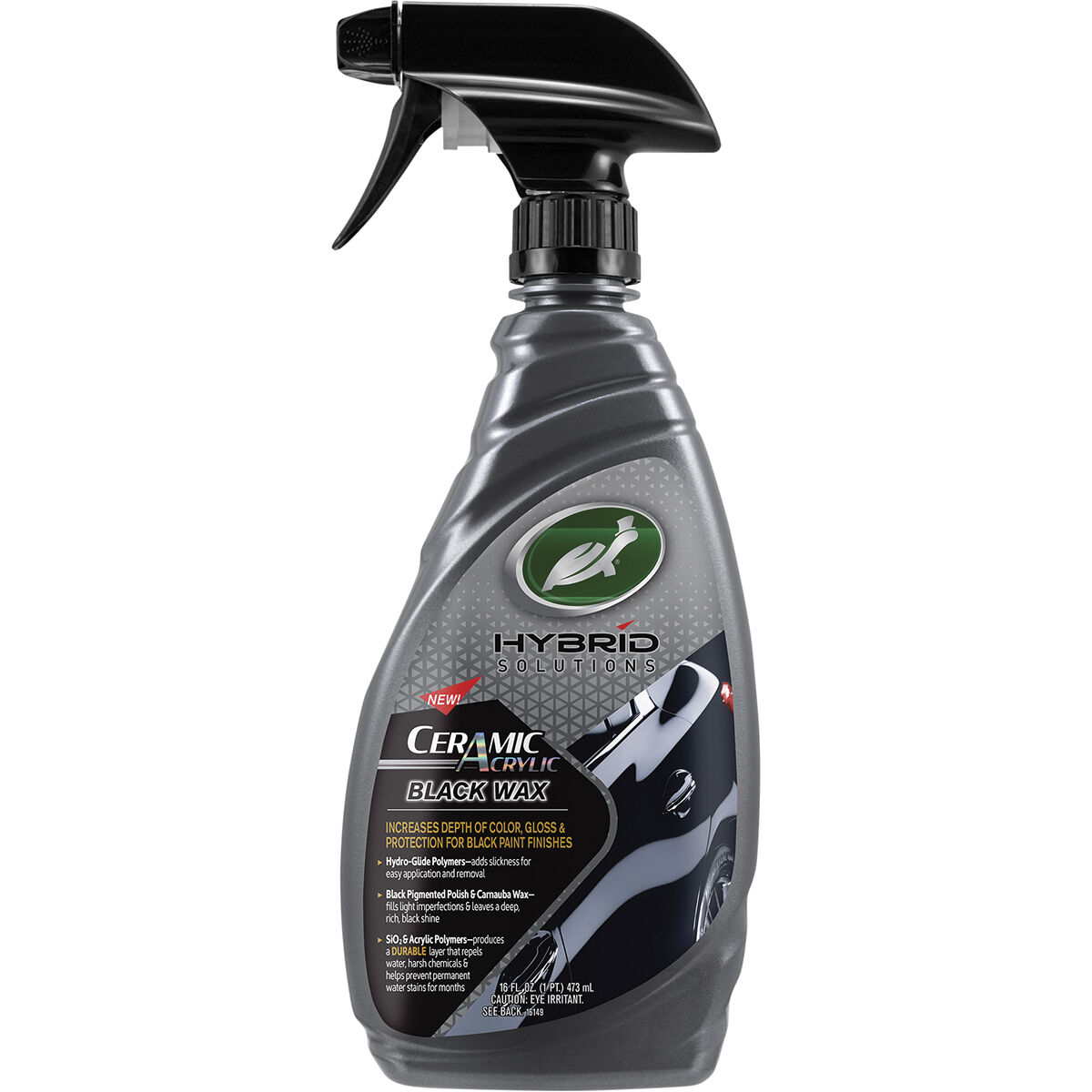 Turtle Wax Hybrid Solutions Ceramic Black Spray Wax 473mL, , scaau_hi-res