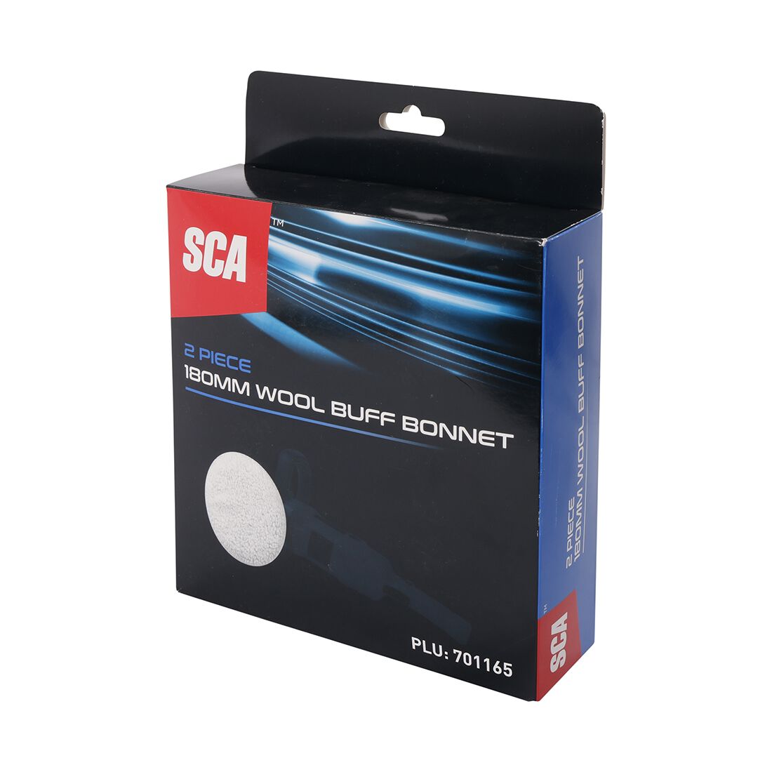 SCA 2 Piece Wool Buff Pad H&L 180mm, , scaau_hi-res