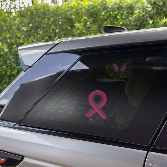 NBCF Pink Ribbon Sticker, , scaau_hi-res