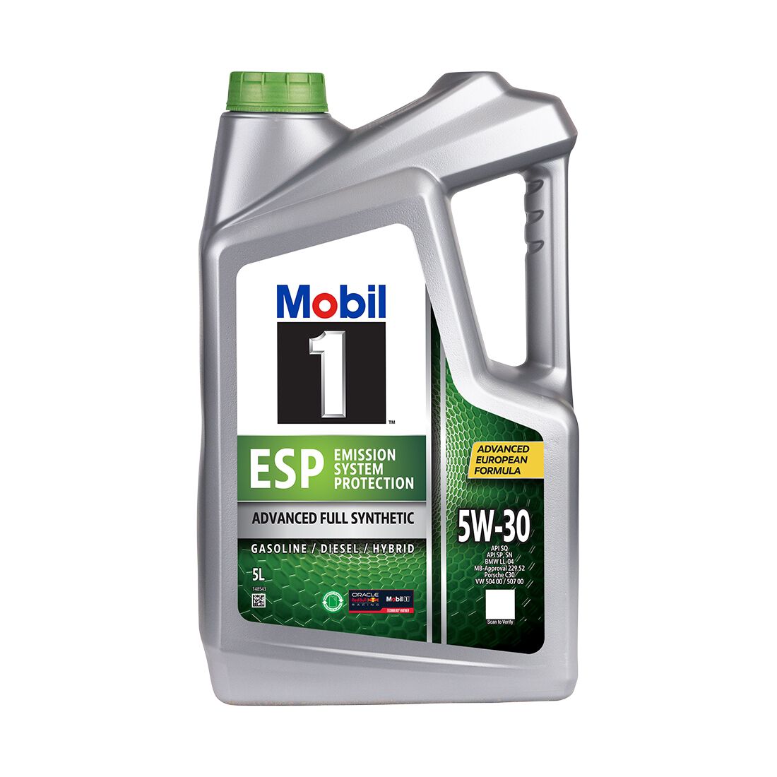 Mobil 1 ESP Engine Oil 5W-30 5 Litre, , scaau_hi-res