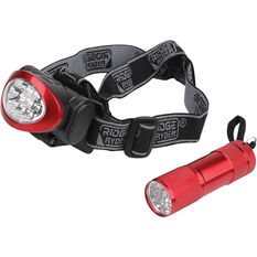 Ridge Ryder Headlamp & Torch Combo, , scaau_hi-res