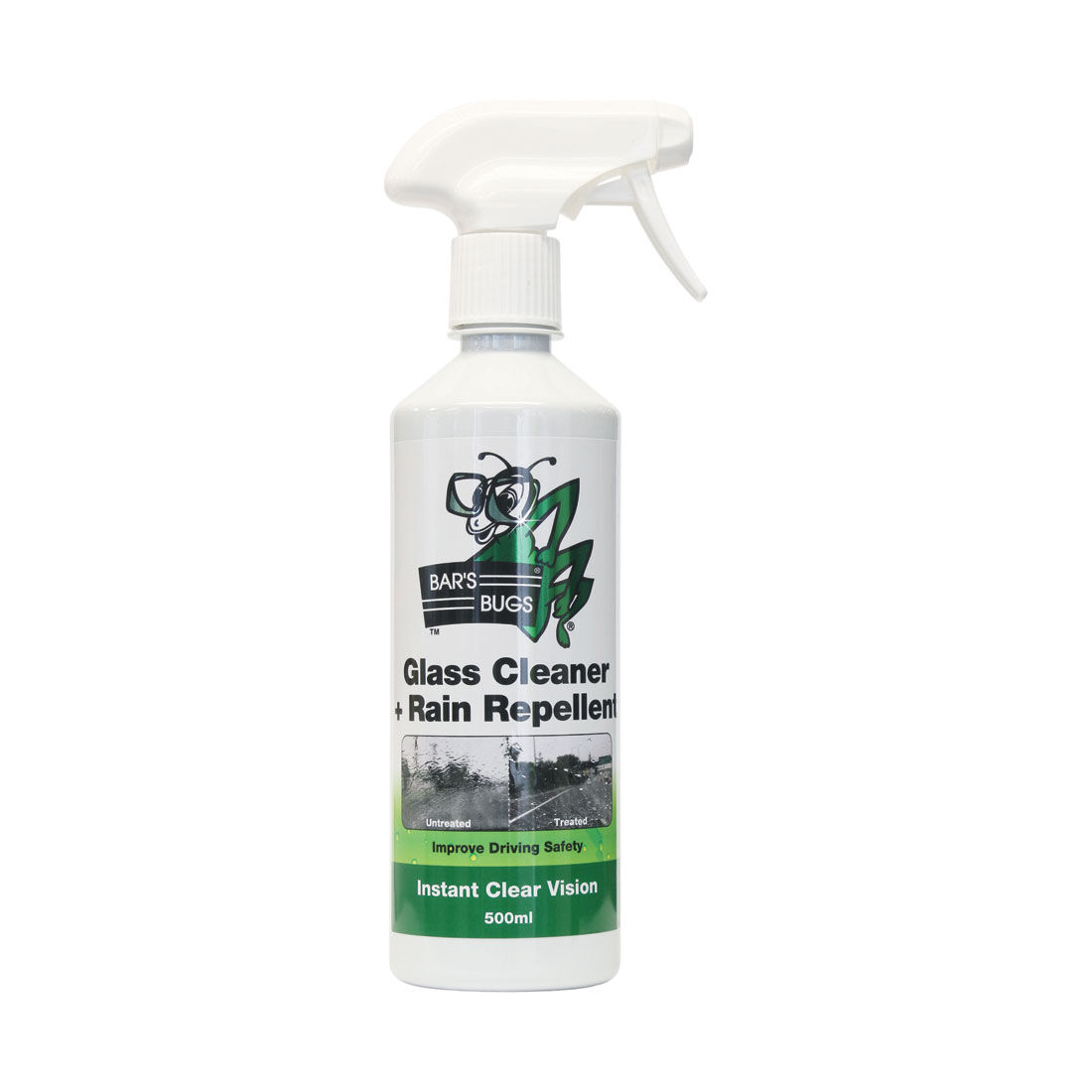 Bar's Bugs Glass Cleaner & Rain Repellent 500mL, , scaau_hi-res