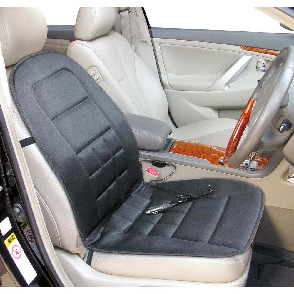 Sca Heating Seat Cushion Black 12v Single