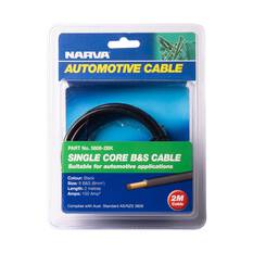 Narva Battery & Starter Cable, 85 Amp, 8mm x 2m - Black, , scaau_hi-res