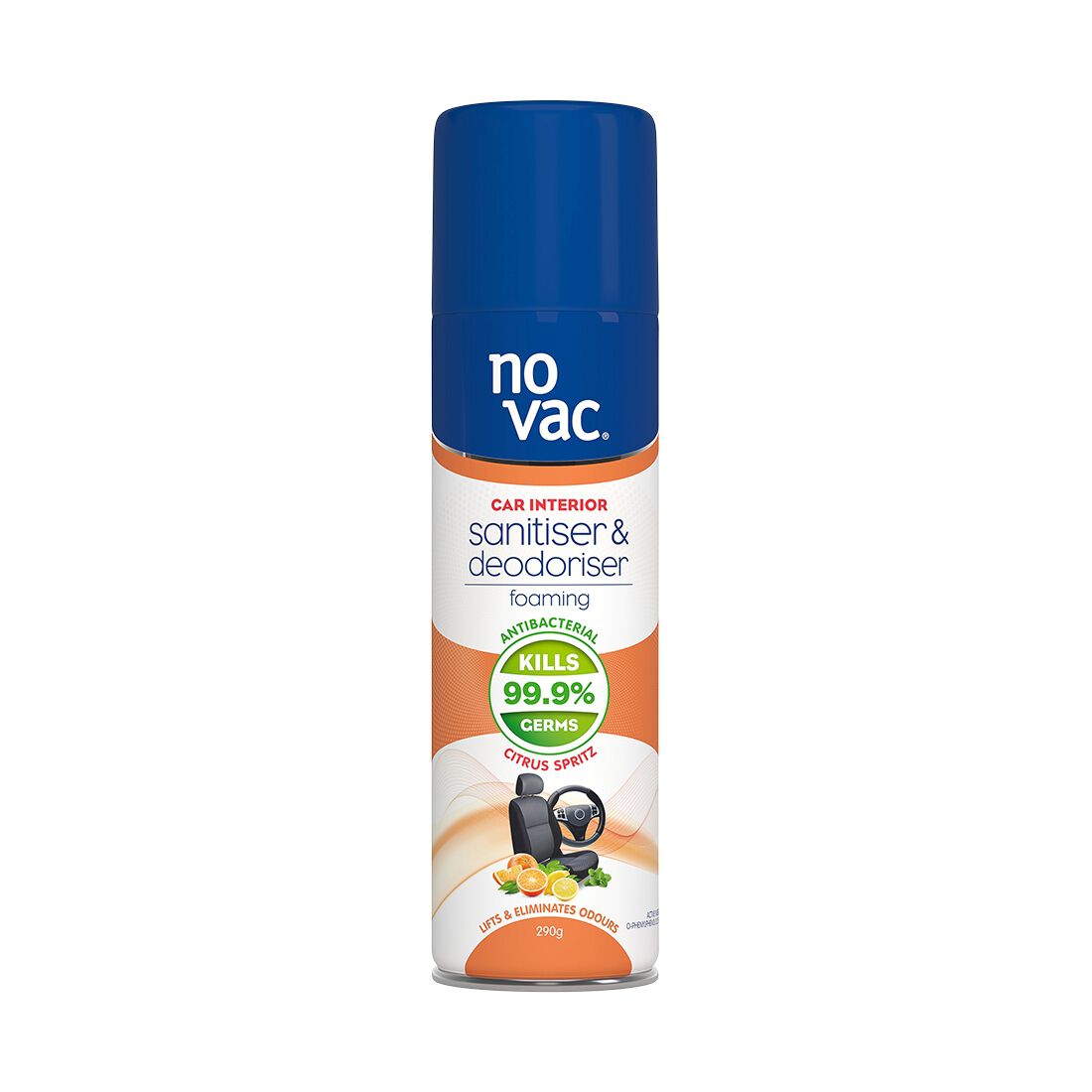No Vac Deodoriser Air Freshener Citrus Spritz 290g, , scaau_hi-res