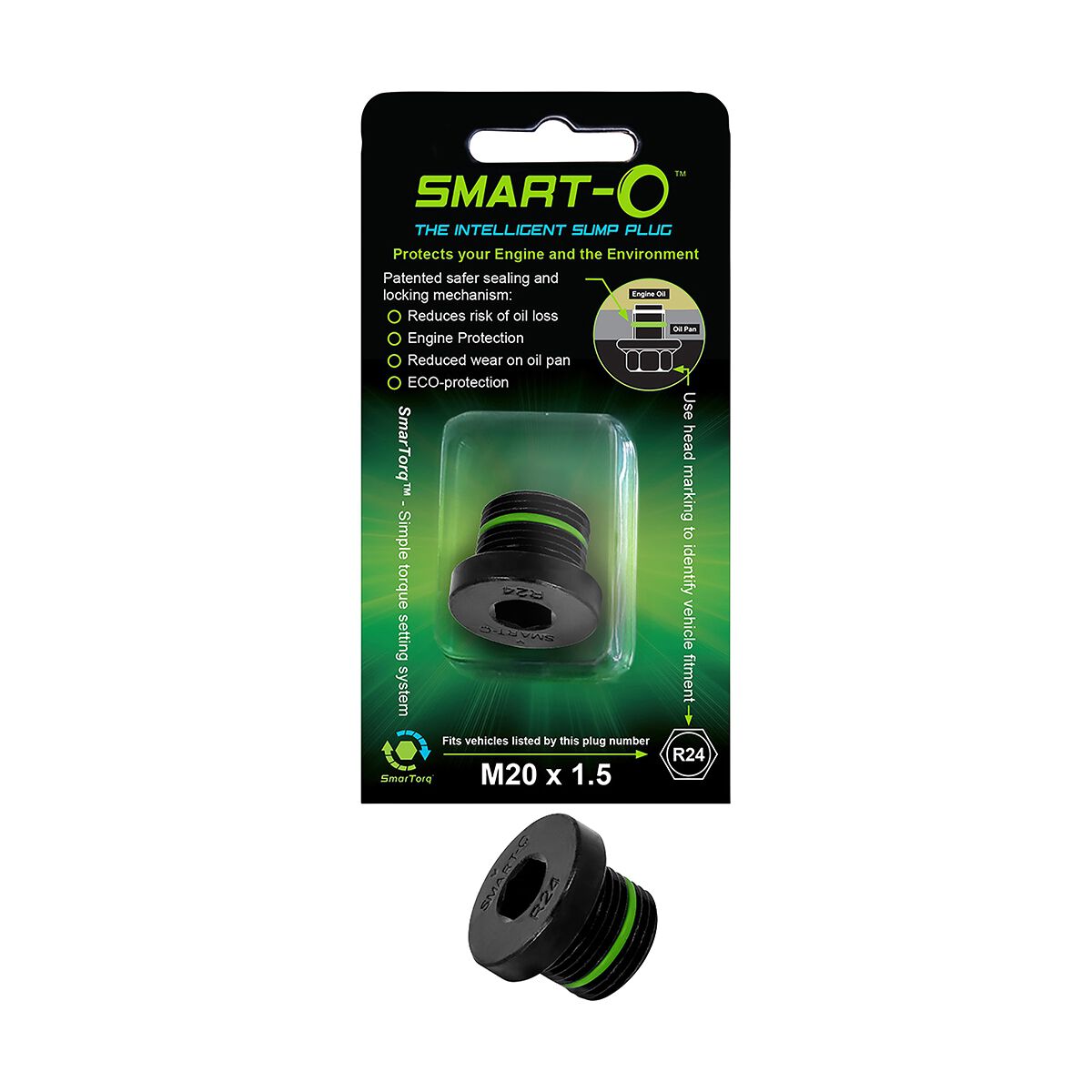 Smart-O Sump / Drain Plug R3 - M14 x 1.5mm, , scaau_hi-res