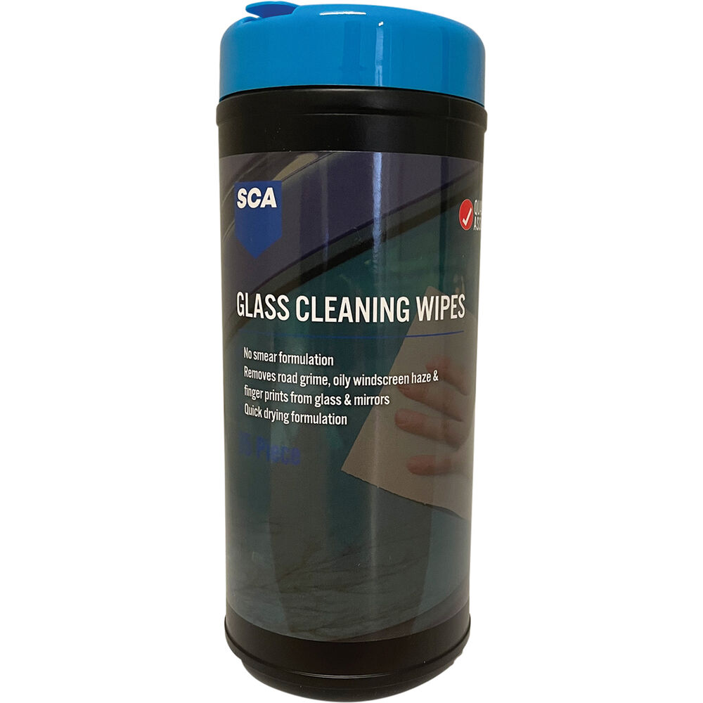 SCA Glass Cleaner Wipes 35 Pack