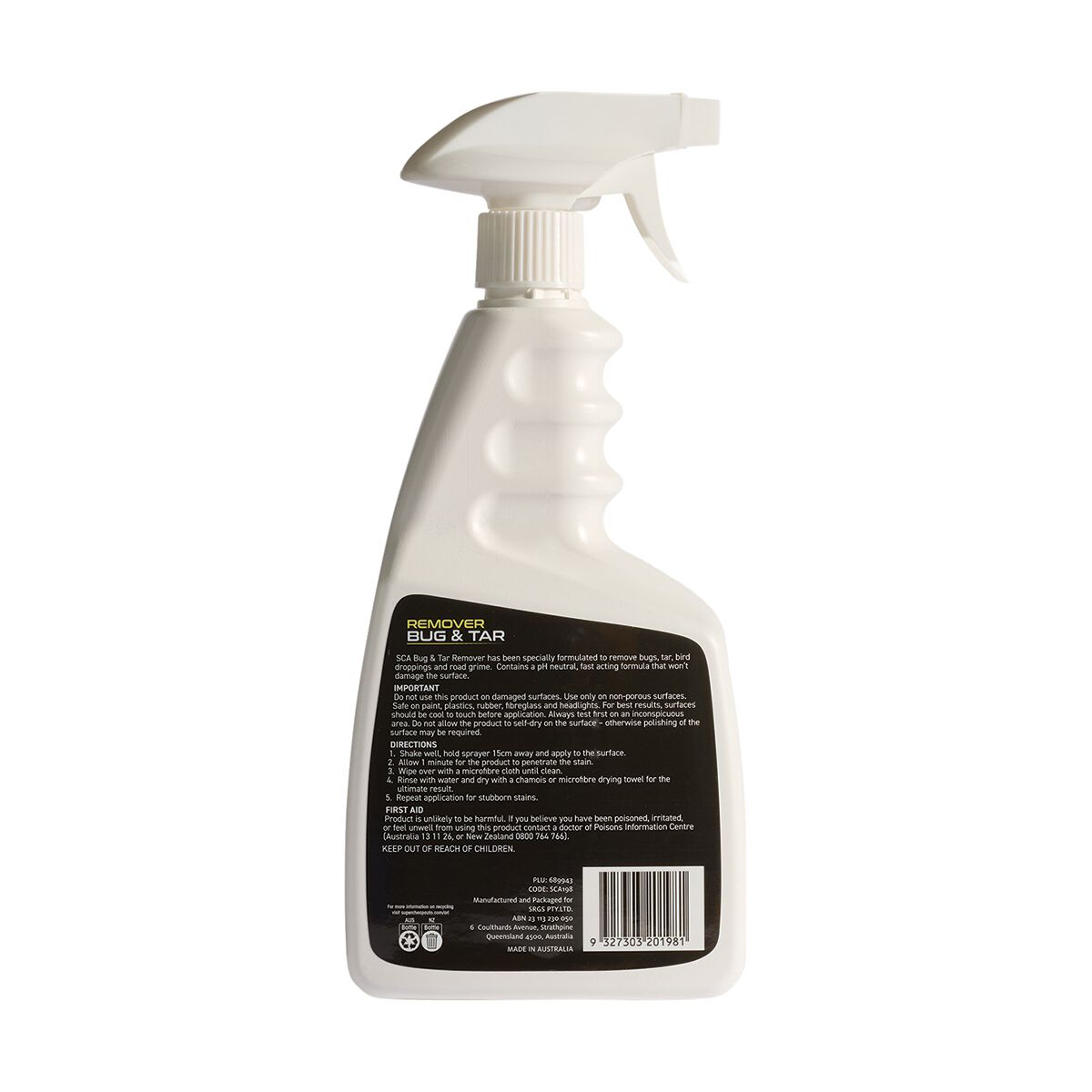 SCA Bug & Tar Remover 750mL, , scaau_hi-res