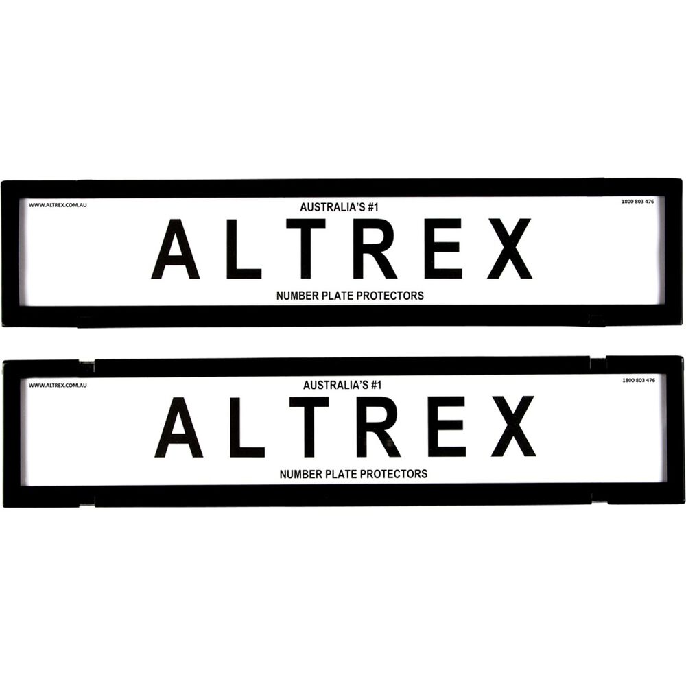 Altrex Number Plate Protector 6 Figure European Clear 6NLE Supercheap Auto