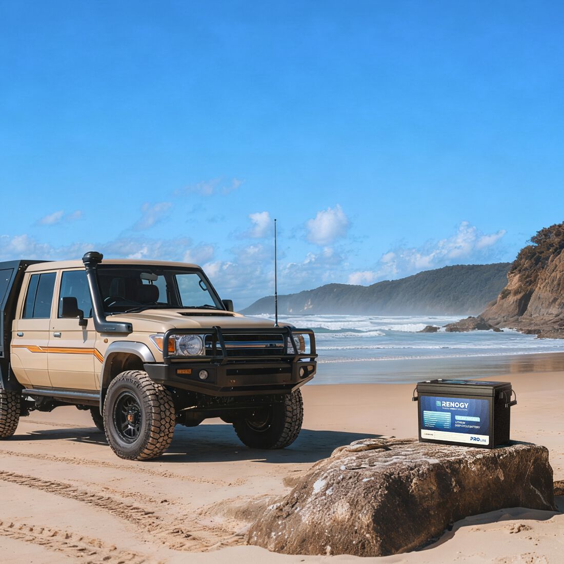 Renogy Lithium Deep Cycle Battery 12.8V 300Ah LiFePO4, , scaau_hi-res