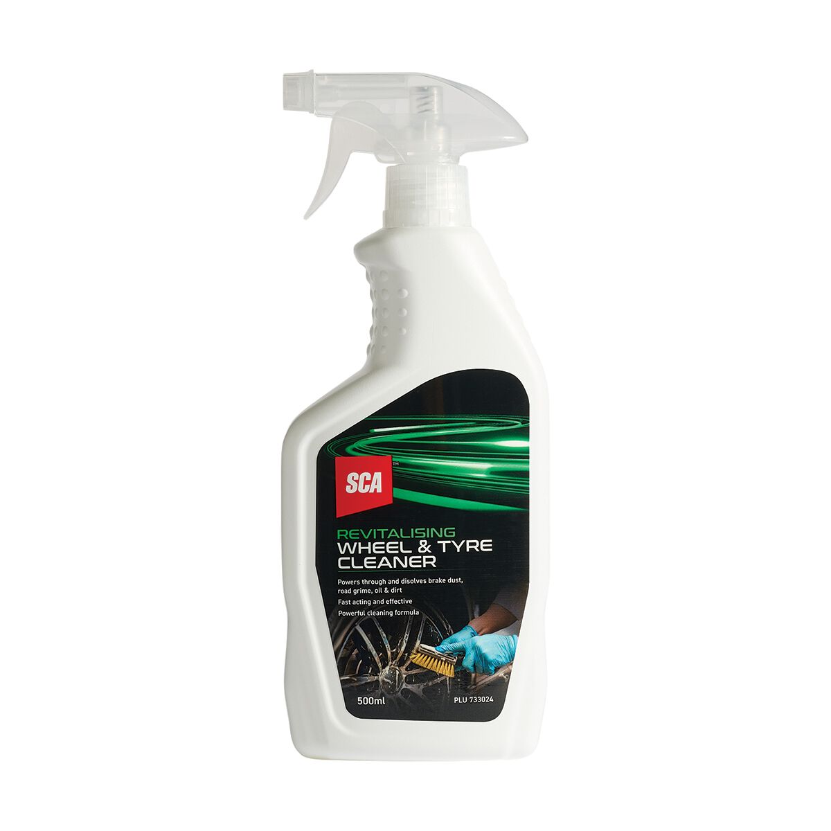 SCA Wheel and Tyre Cleaner Trigger Spray 500ml, , scaau_hi-res