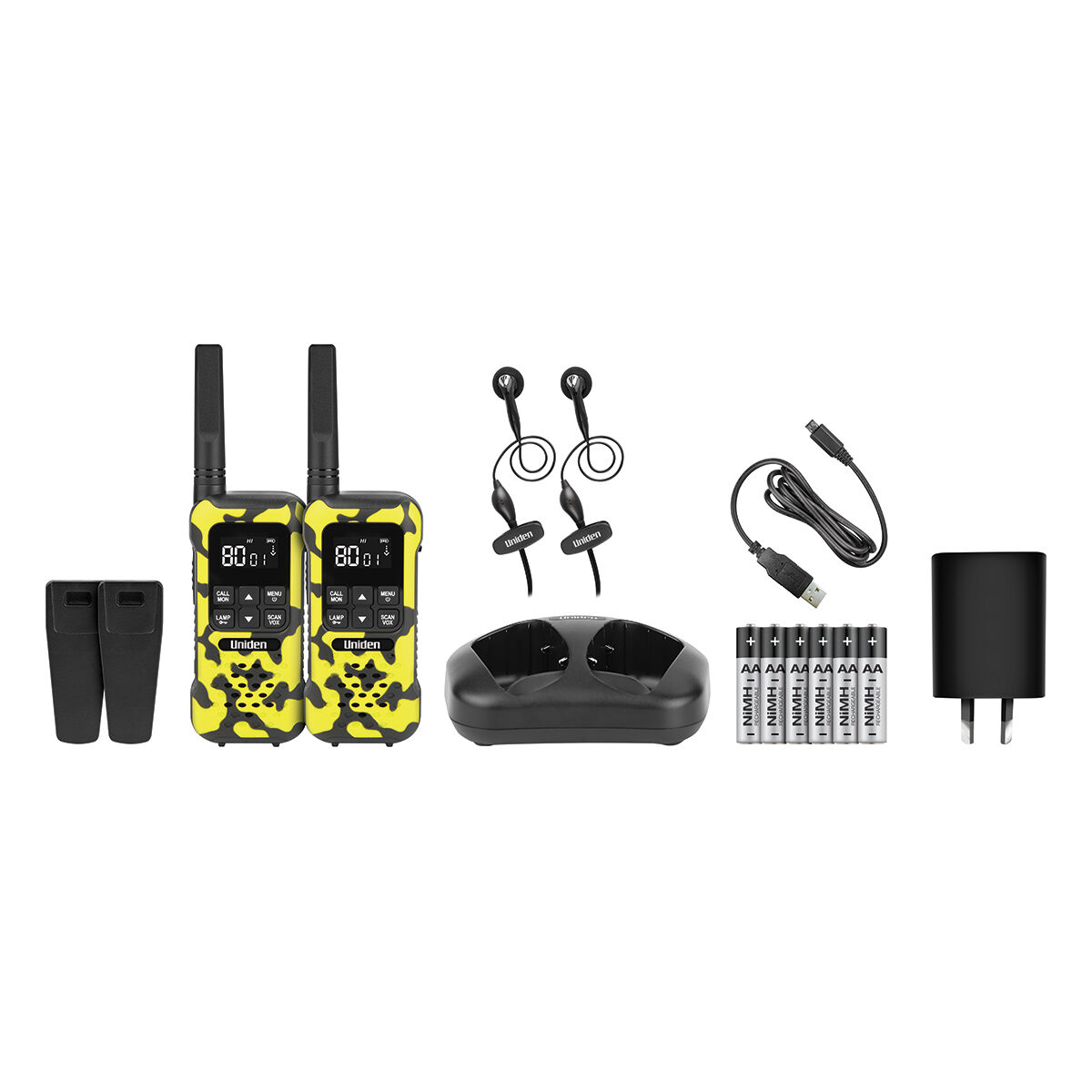 Uniden ADV25 2W UHF Handheld Radio Twin Pack, , scaau_hi-res