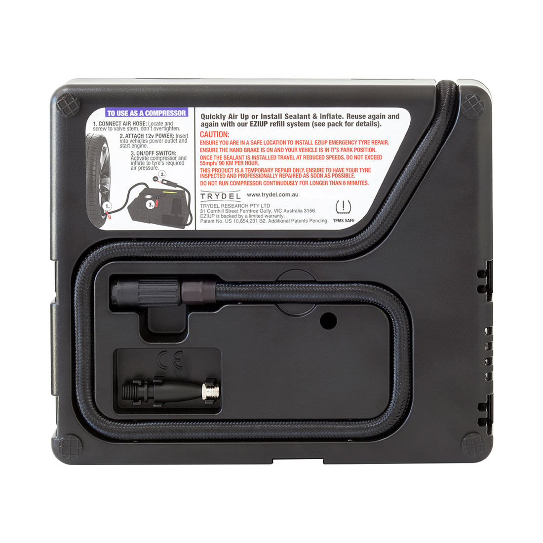 Ezi Up Air Compressor with Tyre Sealant, , scaau_hi-res