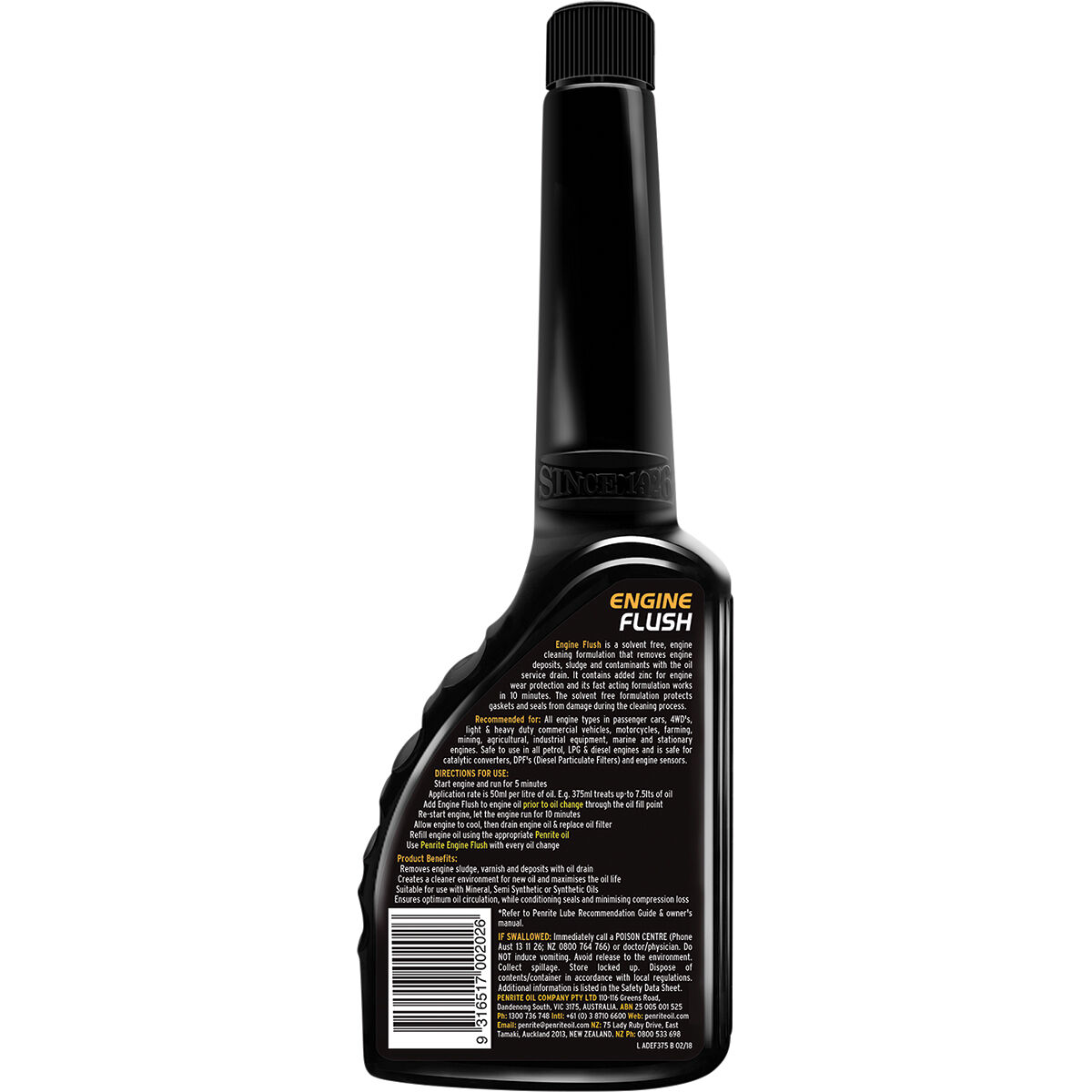 Penrite Engine Oil Flush 375mL, , scaau_hi-res